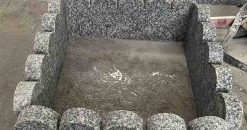 朔州 花边石、花坛围栏石、花池界石、菜园栅栏石、镶边石、波浪状界石介绍