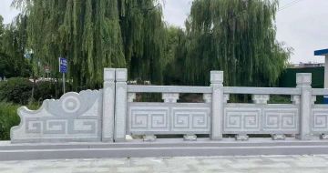 朔州 芝麻灰桥栏杆、河道栏杆安装效果