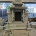 朔州 芝麻灰高档墓碑、土墓，一套也支持定做