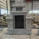 朔州 芝麻灰高档墓碑、土墓，一套也支持定做