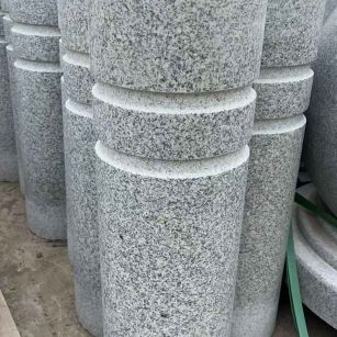 朔州 芝麻白花岗岩挡车柱、隔离柱多少钱