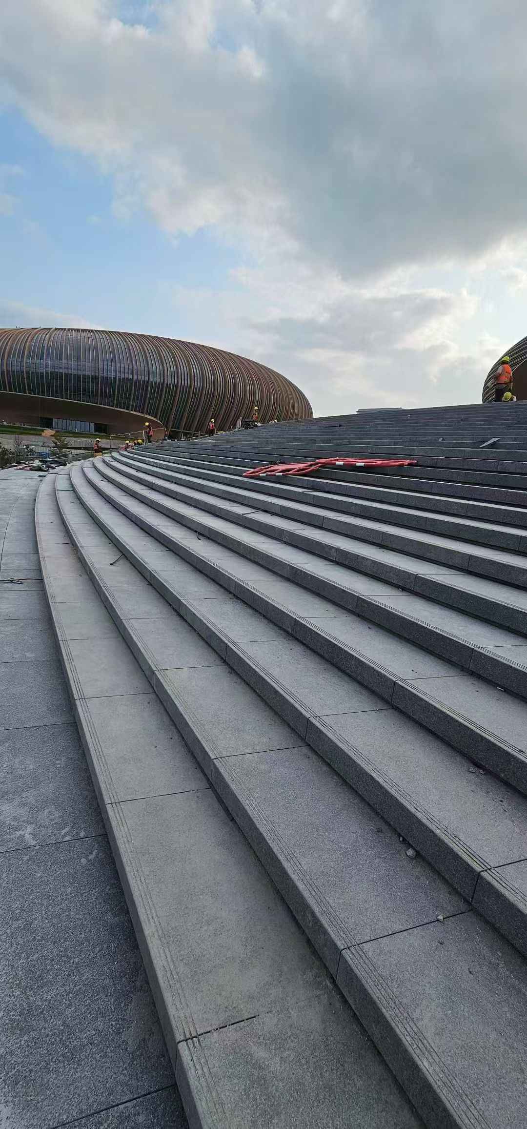 朔州 弧形整石台阶铺装效果图