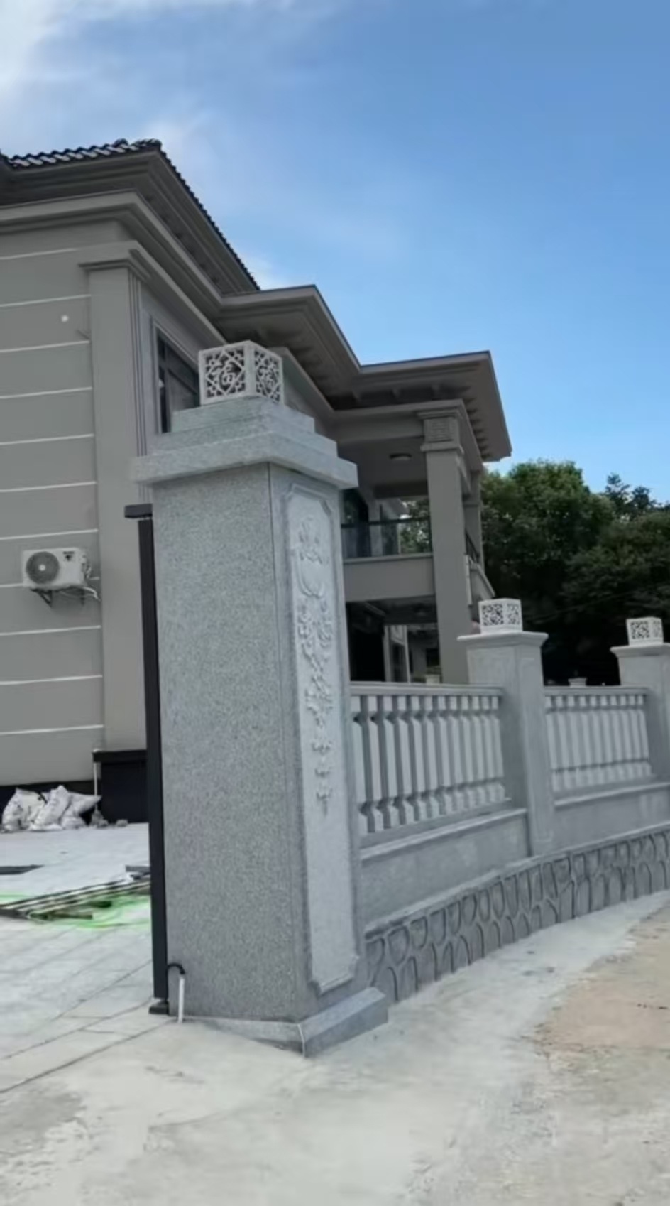 朔州 芝麻白别墅围墙栏杆，私人订制