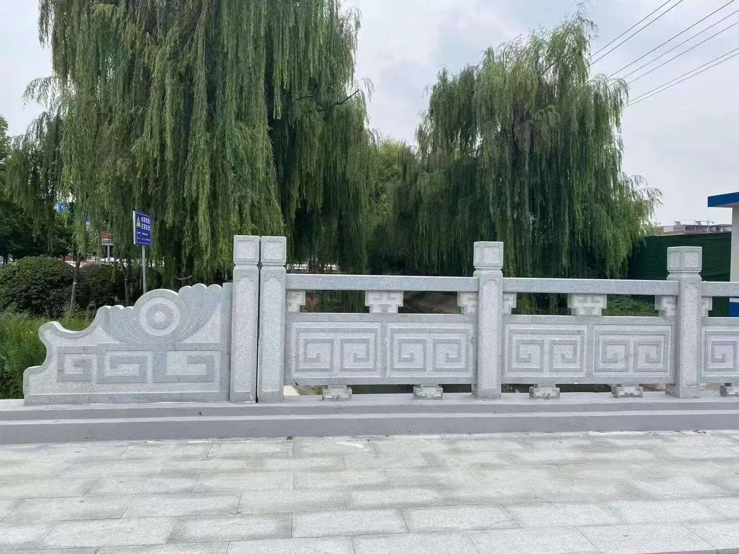 朔州 芝麻灰桥栏杆、河道栏杆安装效果