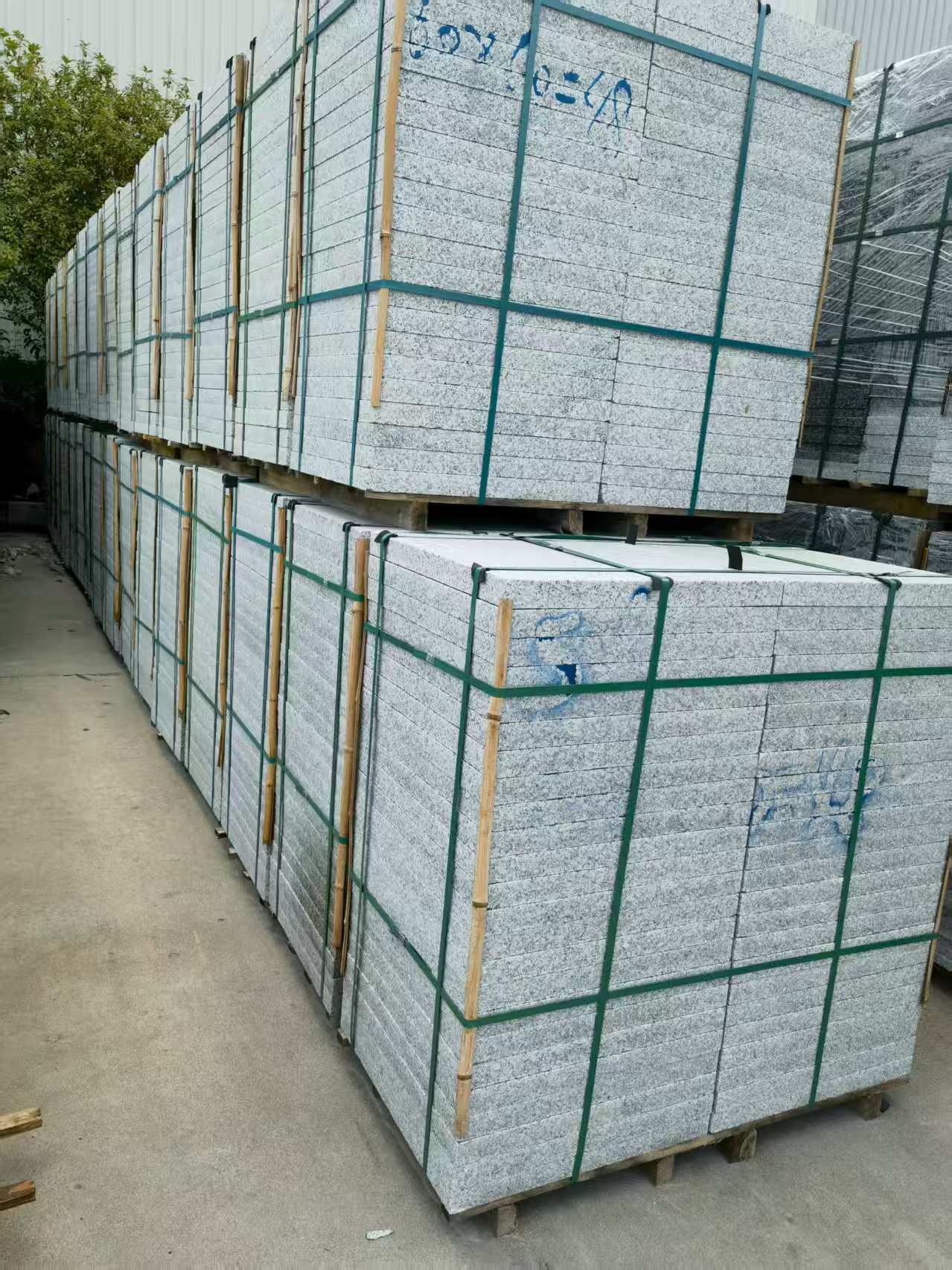 朔州 大花芙蓉白火烧成品，市政园林广场地铺石